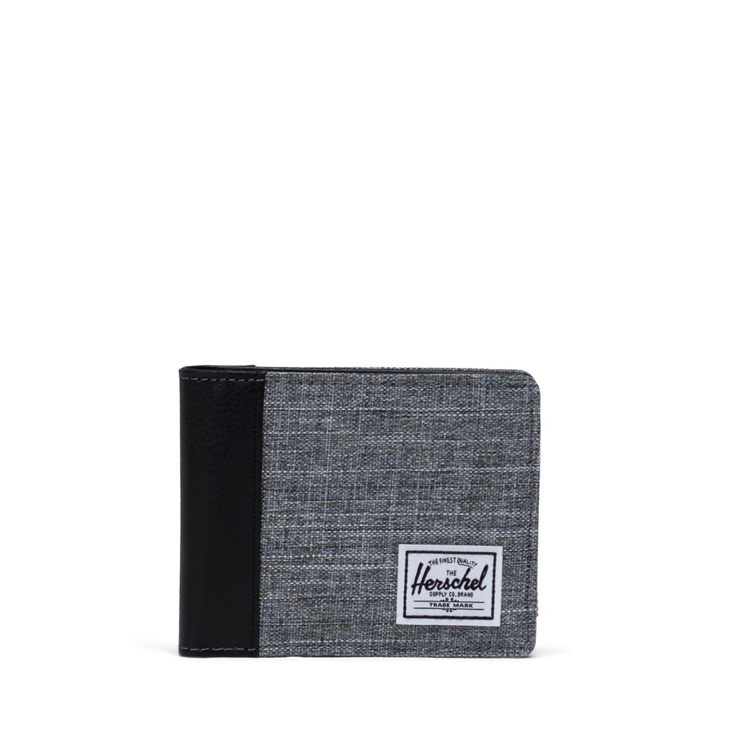 PORTEFEUILLE HERSCHEL HANK - RAVEN CROSSHATCH