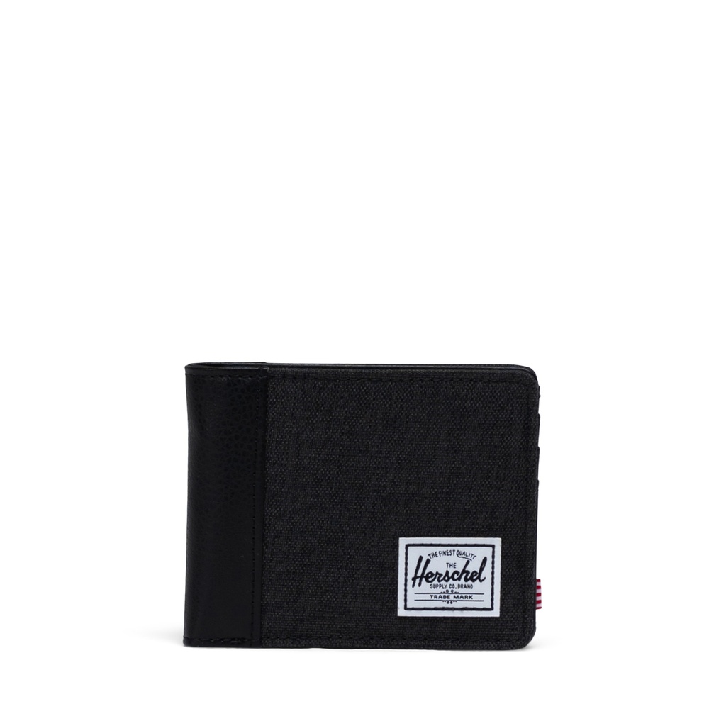 HERSCHEL HANK II WALLET - BLACK/CROSSHATCH/BLACK