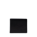 HERSCHEL HANK LEATHER WALLET - BLACK