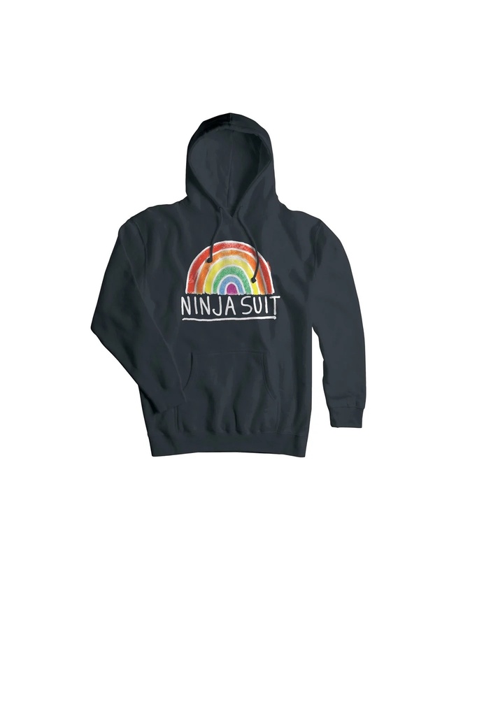 Airblaster Ninja Rainbow Hoody - Black