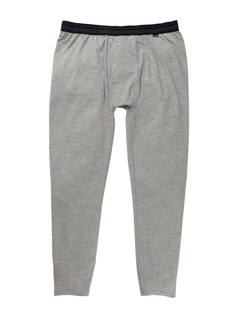 BURTON BASE LAYER MIDWEIGHT PANT - GRAY HEATHER