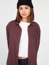 CHEMISE VOLCOM PLAID TO MEET U POUR FEMME - MIDNIGHT BLUE