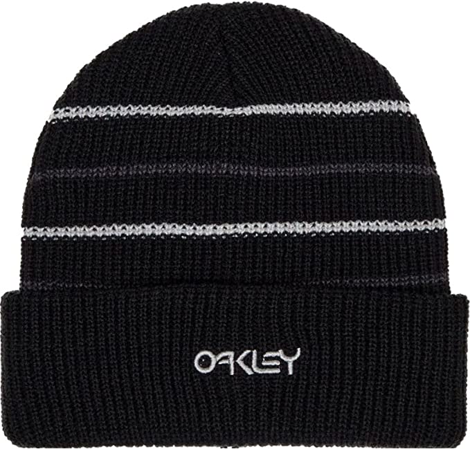 OAKLEY B1B STRIPE BEANIE - BLACK