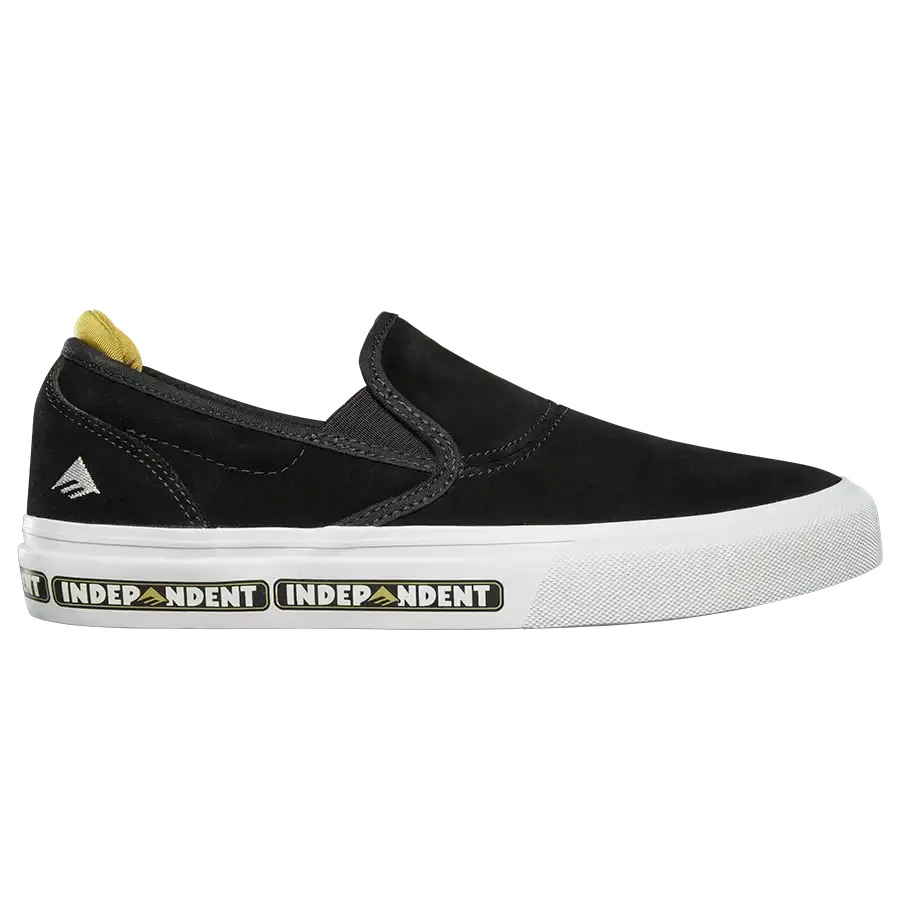 EMERICA WINO G6 SLIP-ON X INDEPENDENT SHOES - BLACK