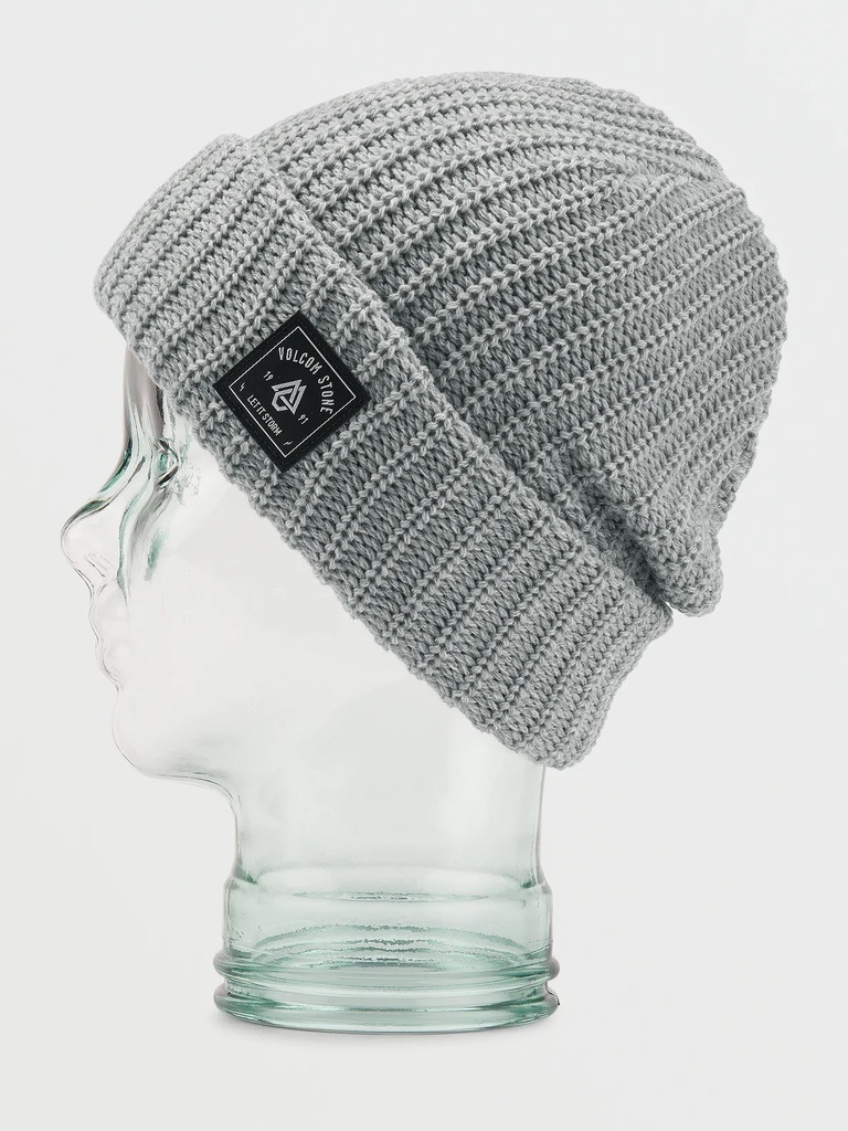 VOLCOM THICK KNIT BEANIE - HEATHER GREY