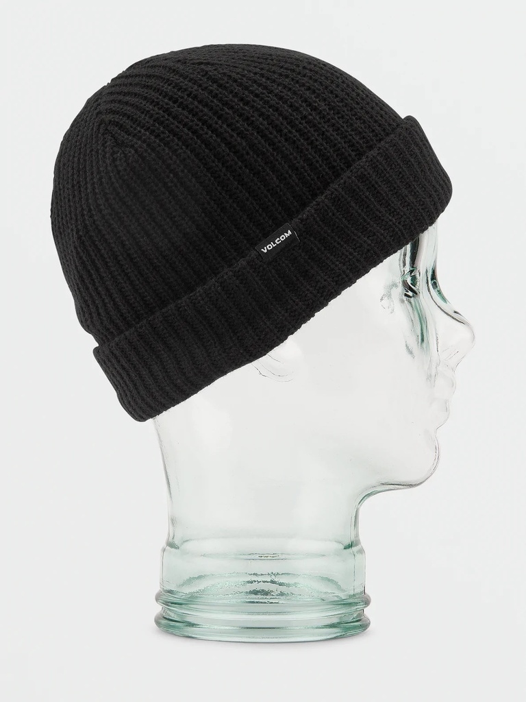 VOLCOM KID'S SWEEP LINED BEANIE - BLACK
