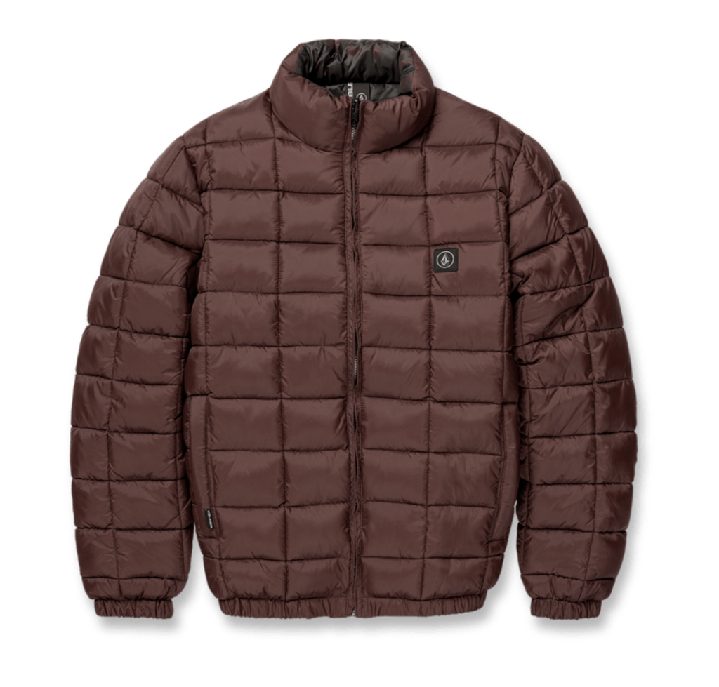 VOLCOM WALLTZERD PUFF JACKET - MAHOGANY