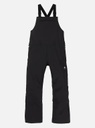 BURTON SNOWDIAL BIB PANT - TRUE BLACK