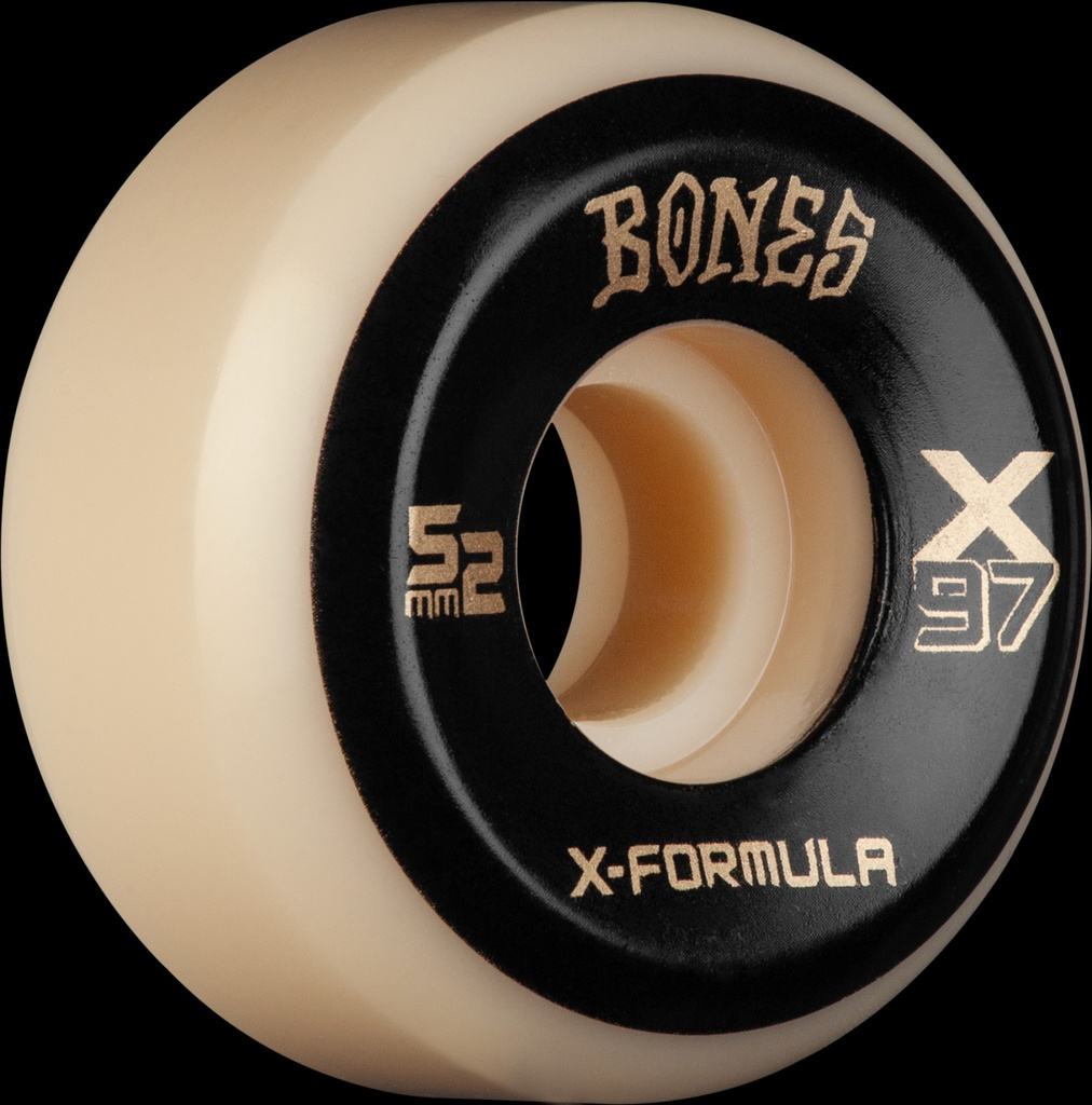 BONES X-FORMULA SKATEBOARD WHEELS - 52MM V5 SIDECUT 97A 
