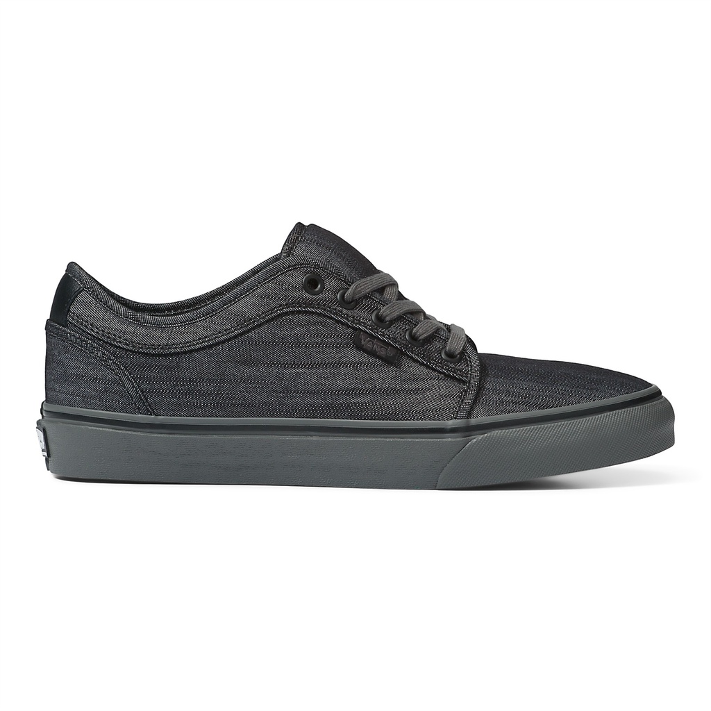 VANS SKATE CHUKKA LOW SHOES - BLACK/GREY/DENIM