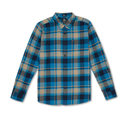 CHEMISE VOLCOM CADEN PLAID FLANNEL LONG SLEEVE - NAVY