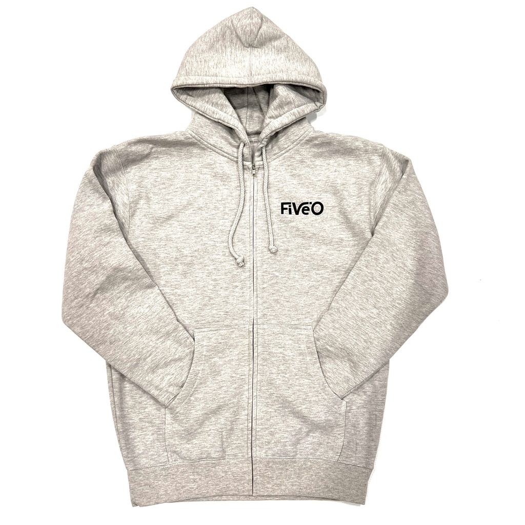 Hoody 5-0 Zip Sharpie - Grey Heather