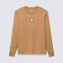 VANS LONG SLEEVE THE ORIGINAL BFF TEE FOR WOMEN - TOBACCO