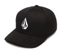 VOLCOM FULL STONE FLEXFIT HAT - BLACK