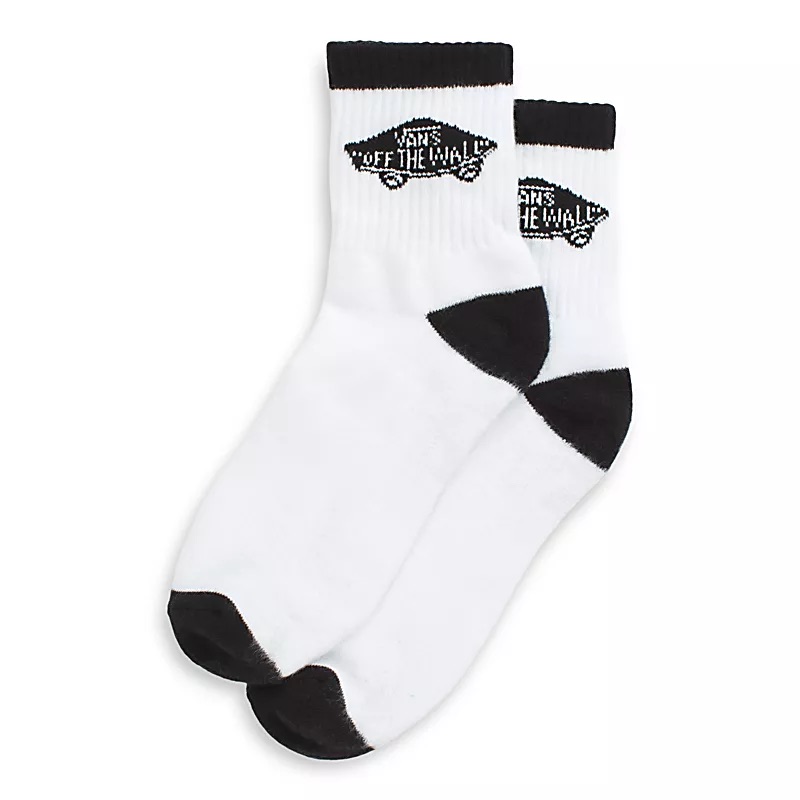 VANS ART HALF CREW SOCK 1PK - WHITE