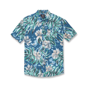 CHEMISE VOLCOM MARBLE FLORAL SHORT SLEEVE - AGED INDIGO