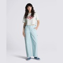 PANTALON VANS GROUND WORK HIGH RISE CARPENTER POUR FEMME - BLUE GLOW