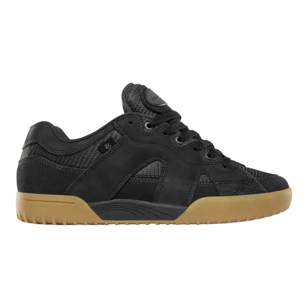 ES ONE NINE 7 SHOES - BLACK/GUM