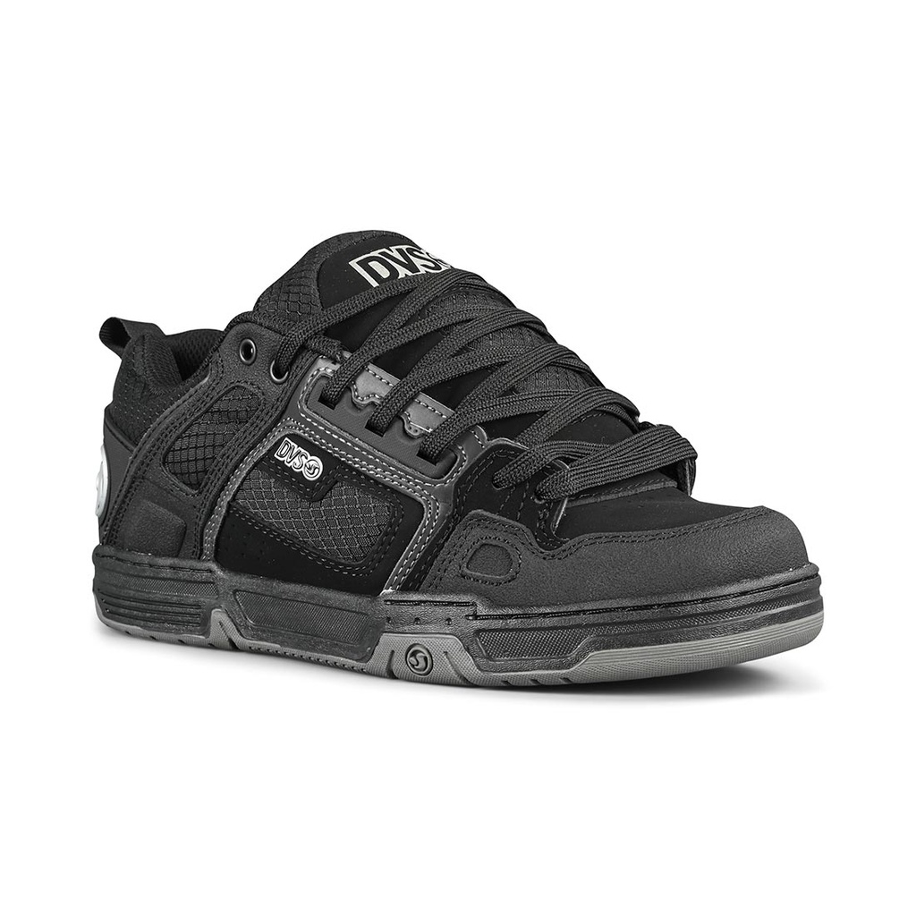 DVS SHOES COMANCHE BLACK REFLECTIVE/CHARCOAL NUBUCK BLACK