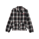 MANTEAU VANS COYLE CROPPED PLAID BOMBER JACKET - OATMEAL/NOIR