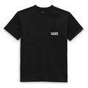 VANS CIRCLE SIDESTRIPE SHORT SLEEVE TEE - BLACK