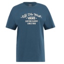 VANS WOMEN'S CUSTOM CLASSIC VANS SLEEVE TEE - TEAL