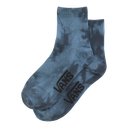 VANS WOMEN'S WASHED HALF CREW SOCKS 1PK - BLUE GLOW