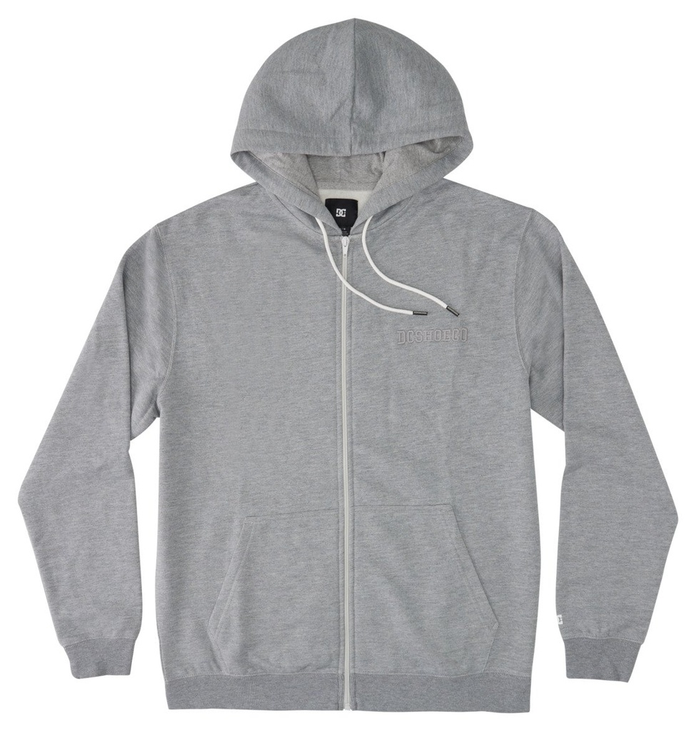 COTON OUATÉ DC RIOT 2 ZIP-UP  - Medium Grey Heather