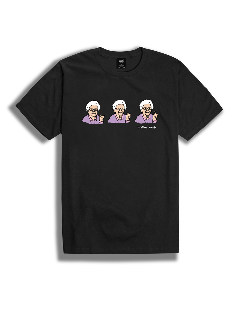 BROTHER MERLE SHORT SLEEVE TEE BETTY SEQUENCE - BLACK