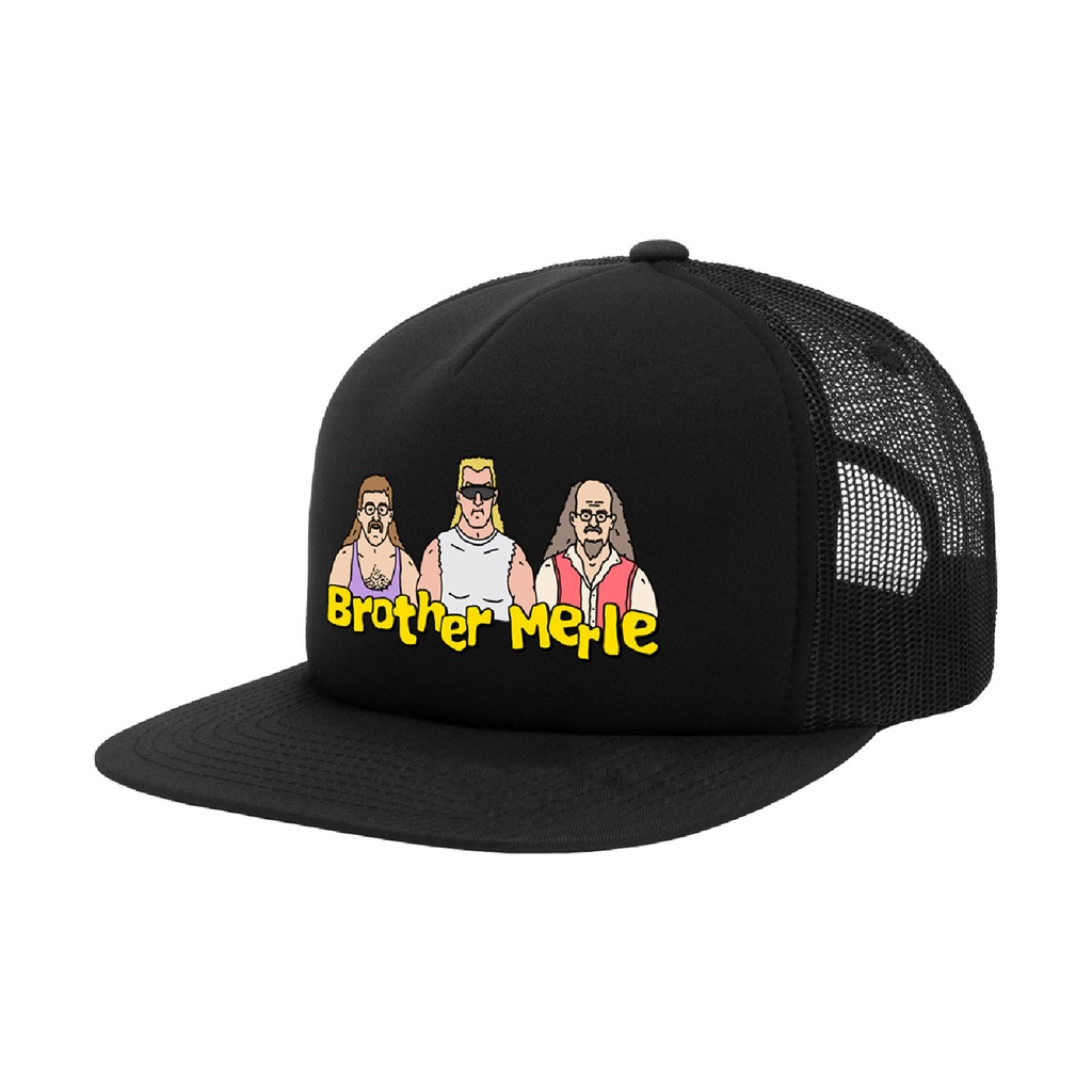 CASQUETTE BROTHER MERLE TRUCKER MERLE CREW - NOIR