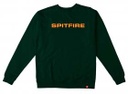 COTON OUATÉ SPITFIRE CLASSIC 87 PULLOVER CREWNECK - DARK GREEN