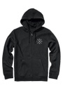 COTON OUATÉ NIXON SPOT FULL ZIP - NOIR