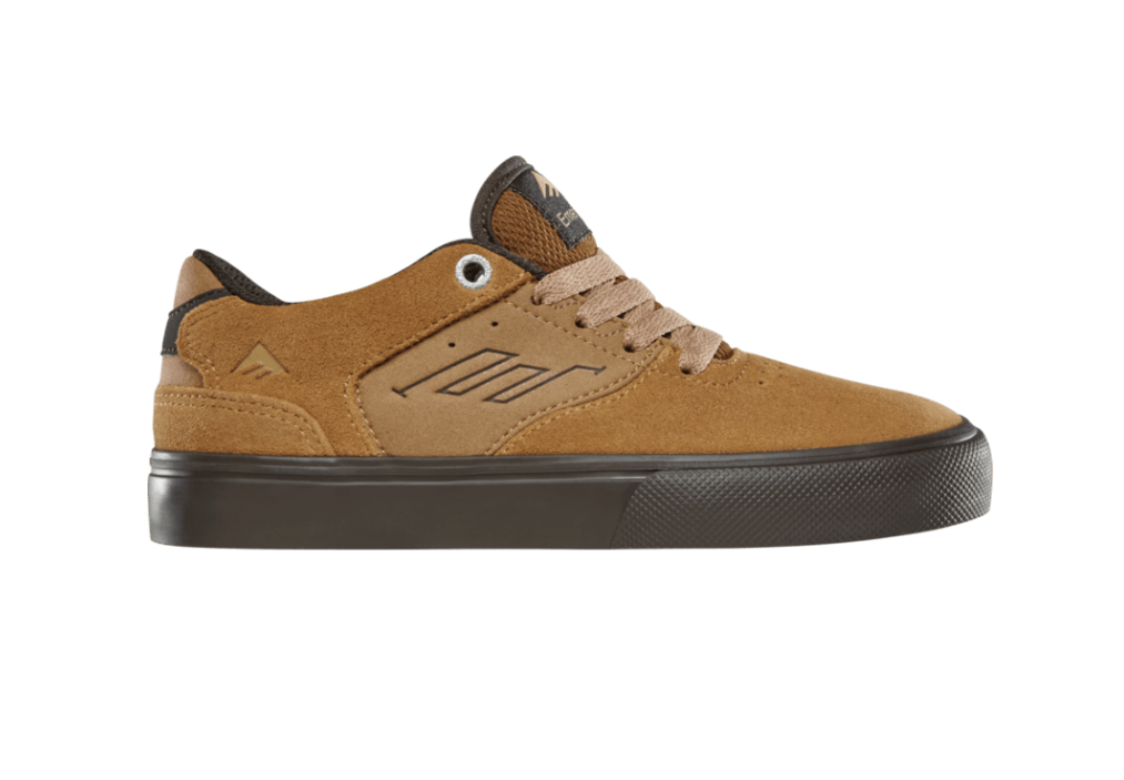 EMERICA THE LOW VULC YOUTH SHOES - TAN/BROWN