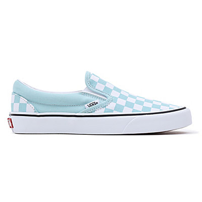 SOULIER VANS CLASSIC SLIP-ON COLOR THEORY CHEKERBOARD - BLEU