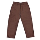 FROSTED JEANS WAVY PANTS - MAPLE SYROP