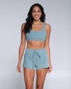 SALTY CREW WOMEN'S BEACH BREAK RIB BRALETTE - SAGE