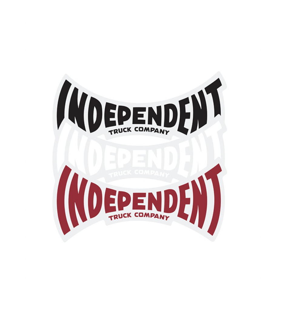 INDEPENDENT STICKERS ITC SPAN 3in