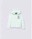 COTON OUATÉ VANS ENFANTS RAINBOW RIDER ZIP HOODIE - CLEARLY AQUA