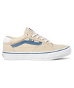 VANS ROWAN SKATE SHOES - CREAM/LIGHT NAVY