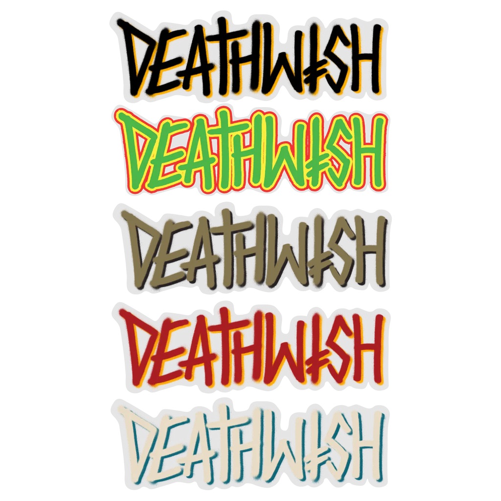 DEATHWISH Deathspray Stickers 8&quot;