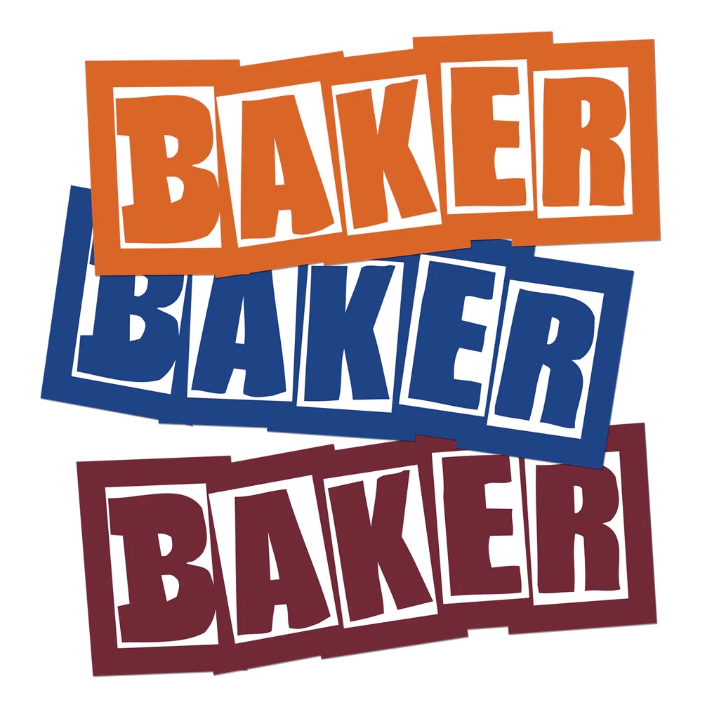 BAKER  Brand Logo Stickers SU23 