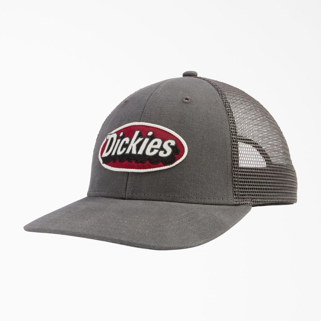 Dickies Patch Logo Trucker Cap - Slate Grey