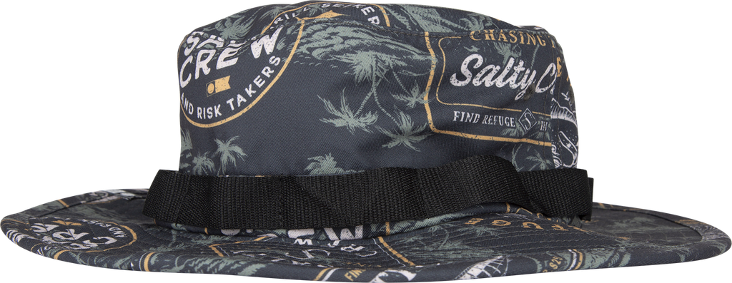 CHAPEAU SALTY CREW GREATEST HITS BUCKET HAT - NOIR