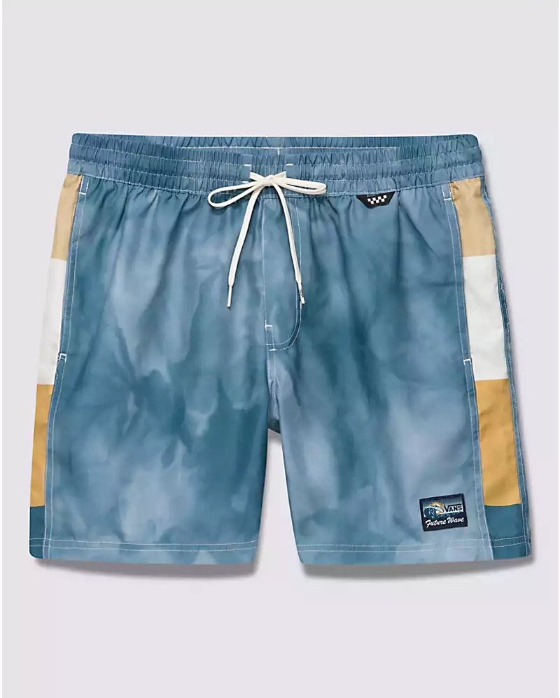 BOARDSHORT VANS PRIMARY WAVE ELASTIC 17&quot; - TEAL