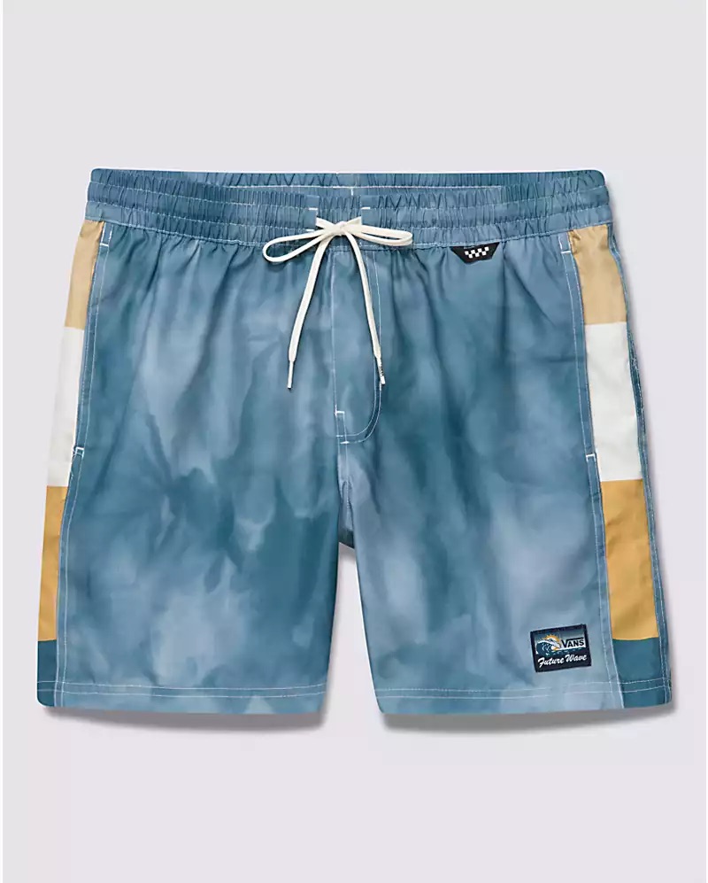 BOARDSHORT VANS PRIMARY WAVE ELASTIC 17" - TEAL