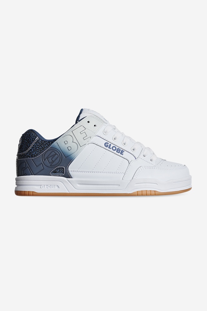 GLOBE TILT SHOES - WHITE/BLUE STIPPLE