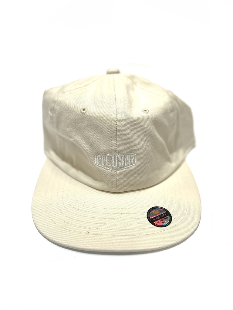 5-0 Cornerstore Flat bill Hat - Light Beige