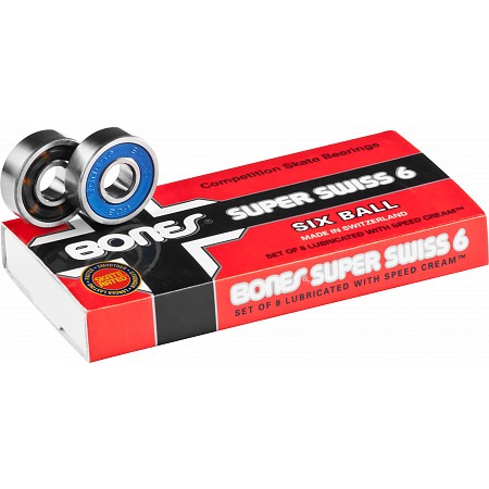 BONES BEARINGS - SWISS 6 BALL (SET OF 8)