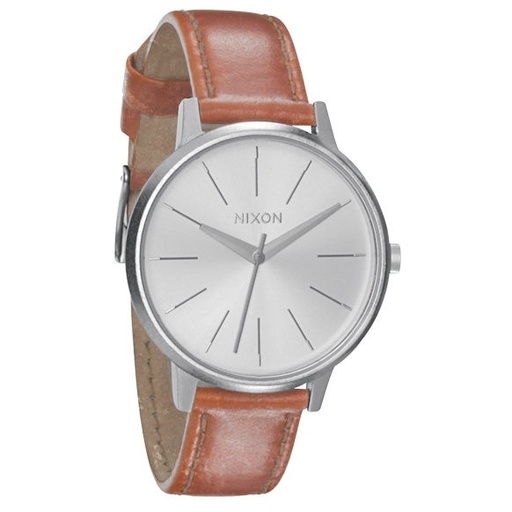 Nixon Kensington Leather Watch - Saddle