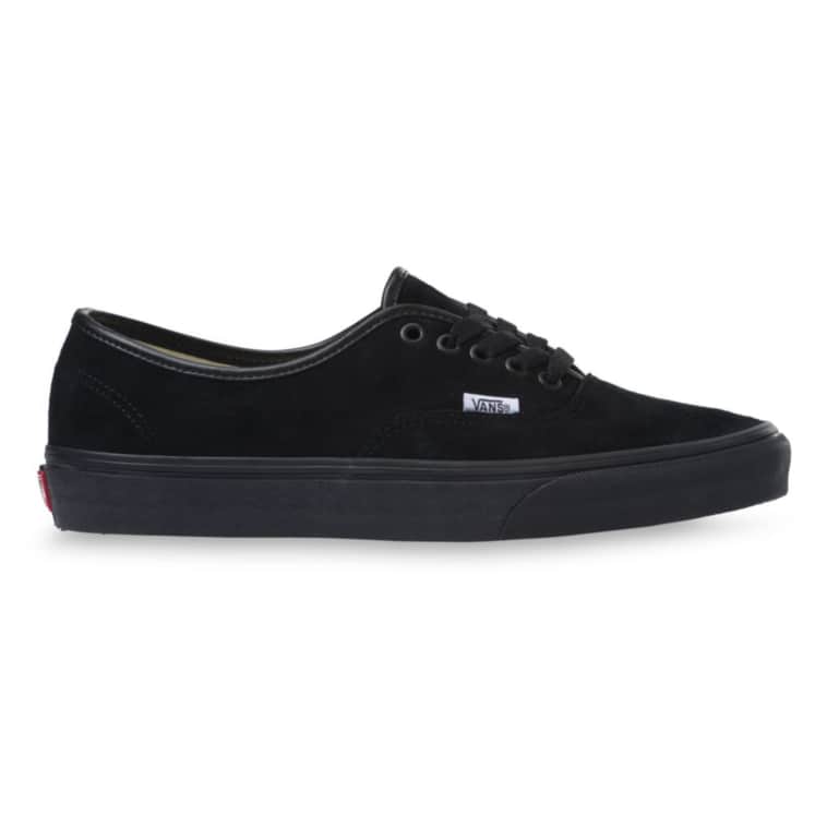 Soulier Vans Authentic (Pig Suede) - Noir/Noir